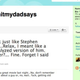 Image for article titled Stuff My Dad Says?: CBS picks up beloved Twitter feed for sitcom deal